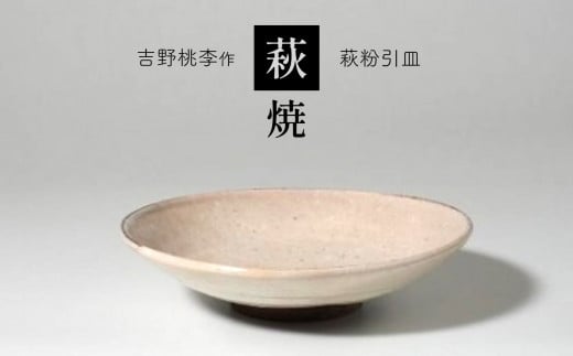 萩焼 吉野桃李作 萩粉引皿 | 和食器 食器 お洒落 オシャレ 工芸品 名産品 萩焼 皿 お皿 キッチン 山口 美祢市 美祢 特産品山口県美祢市23000衣類・装飾品・工芸品その他 装飾品・工芸品