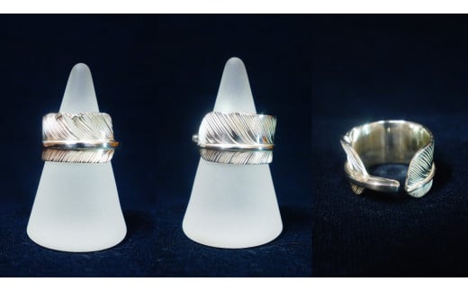 【オーダーメイド】フェザー リング 12o 指輪 アクセサリー茨城県神栖市67000衣類・装飾品・工芸品アクセサリー