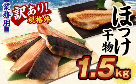【訳あり規格外】業務用 ほっけ干物 1.5kg 干物 ホッケ 縞ほっけ ほっけ茨城県神栖市8000魚介・海産物鮮魚