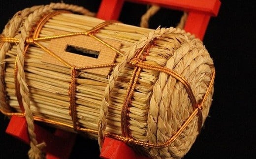 AD-4.【商売繁盛を祈る】わらしべ貯金箱(壁掛用)奈良県桜井市17000衣類・装飾品・工芸品その他 装飾品・工芸品