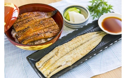 国産うなぎ白・蒲セット(A81-1)和歌山県有田市14000魚介・海産物うなぎ