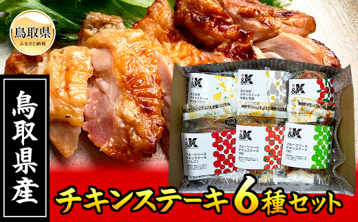 B24-022 鳥取のチキンステーキ6種セット鳥取県20000肉鶏肉
