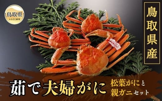 D24-018 鳥取県産 茹で夫婦がに【期間限定】 鳥取県 おすすめ ボイル 松葉がに ズワイガニ鳥取県50000魚介・海産物カニ