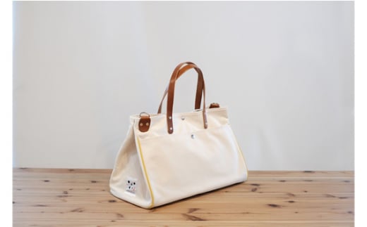 No.085 WATAKUMI BOSTON BAG 生成り(M) / ボストンバッグ カバン 愛知県愛知県阿久比町51000衣類・装飾品・工芸品鞄・バッグ