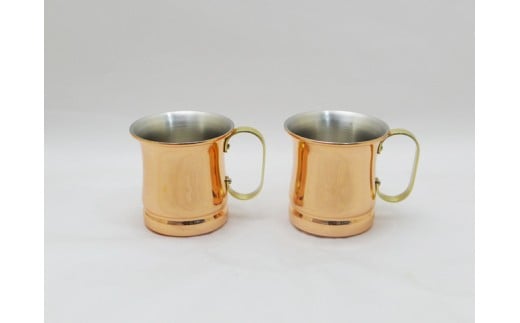 純銅ビアーマグ 10oz ペア FC016122新潟県燕市16000雑貨・日用品食器・グラス