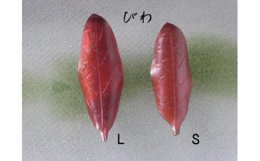 木の葉の箸置き ペアセット びわ FC011117新潟県燕市11000雑貨・日用品食器・グラス