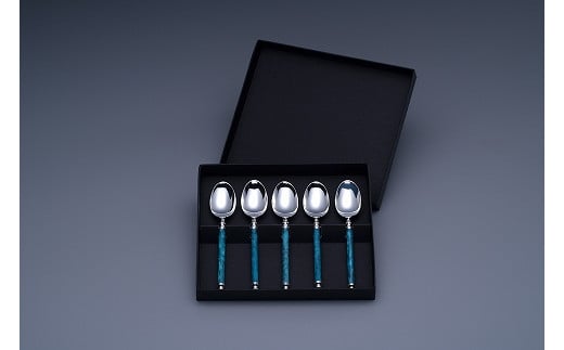 折燕ORI-EN コーヒースプーン 5本セット SP BLUE FC034011新潟県燕市34000雑貨・日用品食器・グラス