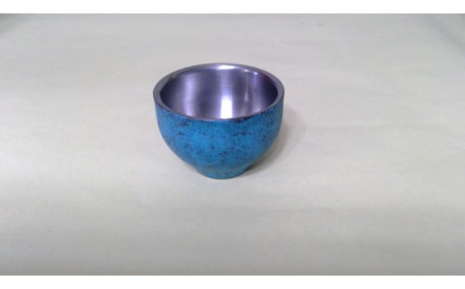 折燕ORI-EN 二重構造 ぐい呑み BLUE FC031005新潟県燕市31000雑貨・日用品食器・グラス