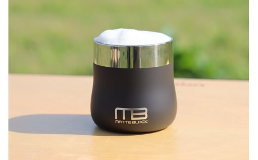 18-8ステンレス 二重構造 マットブラック フリーカップ 220ml FC009080新潟県燕市9000雑貨・日用品食器・グラス