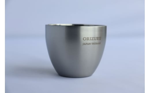 ORIZURU 二重構造ぐい呑み FC010297新潟県燕市10000雑貨・日用品食器・グラス