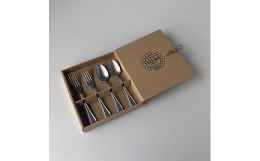 カトラリー4本セット ”J-WING” (VINTAGE INOX) FC010405新潟県燕市10000雑貨・日用品食器・グラス