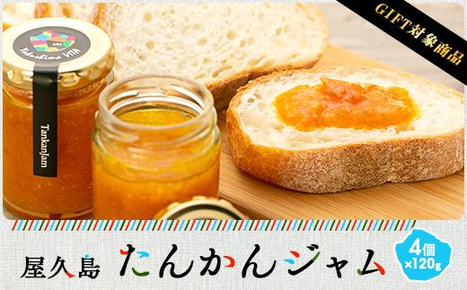 【ギフト用】屋久島たんかんジャム4個セット鹿児島県屋久島町17000鍋セット・総菜・加工食品ジャム・はちみつ