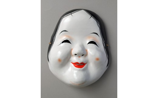 0020-027 子供用 おかめ/小川和紙/お面埼玉県富士見市17500衣類・装飾品・工芸品その他 装飾品・工芸品