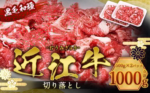 近江牛 切り落とし 1000g 牛肉 和牛 黒毛和牛 国産 AI11滋賀県愛荘町27000肉牛肉