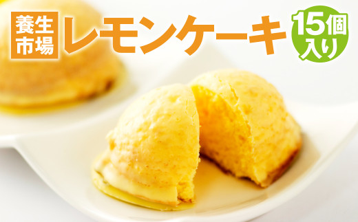 レモン ケーキ 15個入り 計750g 菓子 お菓子 スイーツ  【養生市場】【30日以内に出荷予定(土日祝除く)】熊本県菊池市12500菓子・スイーツケーキ・カステラ