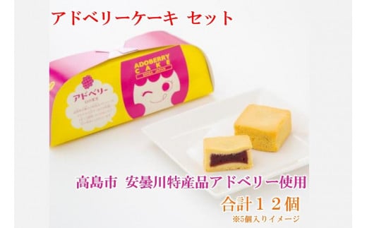アドベリー ケーキ セット(合計12個) 高島市安曇川 特産品アドベリー使用滋賀県12000菓子・スイーツケーキ・カステラ