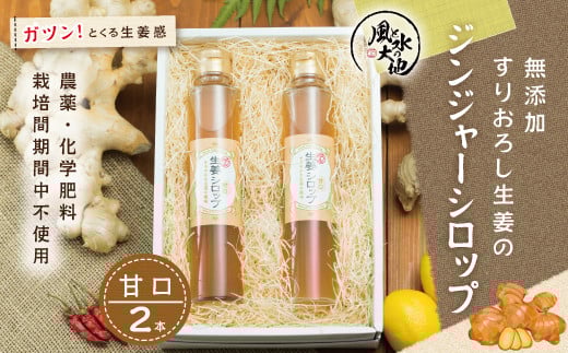 R5-202.しょうがシロップ2本セット高知県四万十市13000鍋セット・総菜・加工食品その他 鍋セット・総菜・加工食品