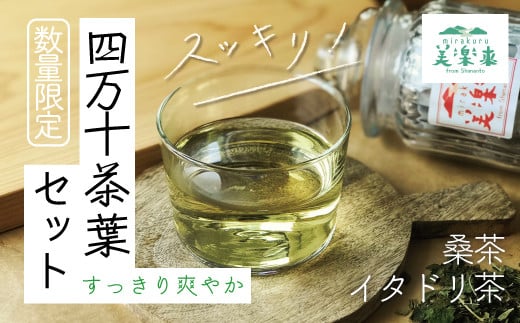 R5-814.【数量限定】すっきり爽やか四万十茶葉セット(イタドリ茶・桑茶)高知県四万十市13000お茶・飲料お茶