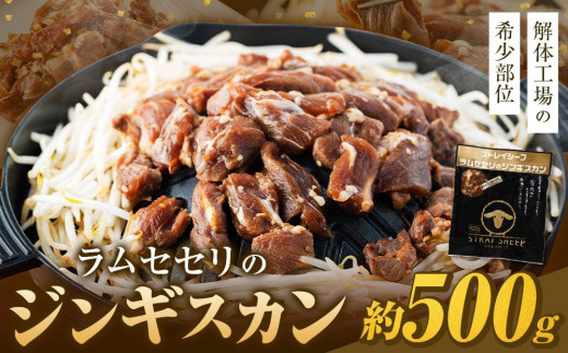 【解体工場の希少部位】ラムセセリのジンギスカン 500g 北海道 ジンギスカン ヘルシー 焼肉 肉 バーベキュー ラム北海道美唄市6000肉ジビエ