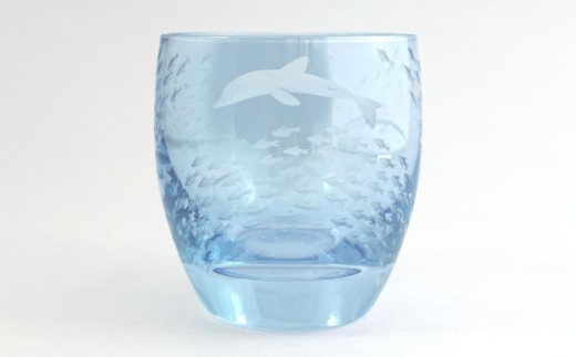 浅草切子 aquatic「Dolphin Fish Blue 冷酒杯」| 切子 切子ガラス ガラス工芸 グラス ガラス コップ イルカ 手作り ぐい呑み 家飲み 酒器 ハンドメイド 手作り ギフト 贈答 プレゼント東京都台東区31