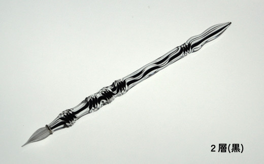 【ガラスペン】カネモオリジナル 軸径10mm (カラー:2層(黒))東京都台東区44000雑貨・日用品文房具