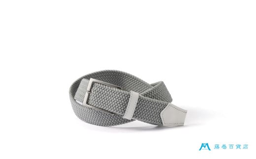 【三竹産業】藤巻百貨店別注 メッシュベルト/サイドシェープバックル (カラー:アイスグレー×ホワイト)東京都台東区42000衣類・装飾品・工芸品その他 装飾品・工芸品
