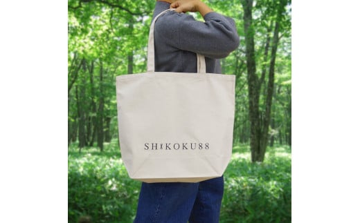 【四国88ヶ所霊場】お遍路トートバッグ大 SHIKOKU【L-23】香川県多度津町8000衣類・装飾品・工芸品鞄・バッグ