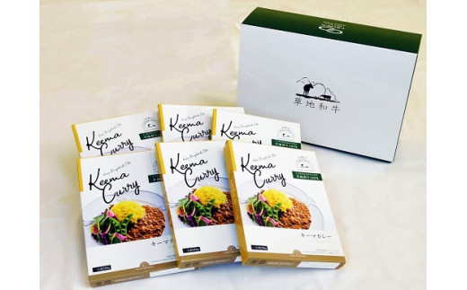 【草地和牛】レトルトキーマカレー(1人前200g)6個入大分県豊後高田市14000肉牛肉