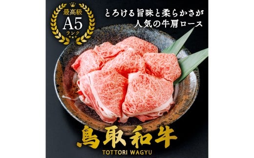 【A5】鳥取和牛肩ロース切り落とし 400g鳥取県日吉津村22000肉牛肉