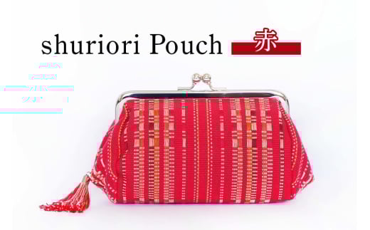 shurioriPouch 赤沖縄県糸満市36000衣類・装飾品・工芸品鞄・バッグ