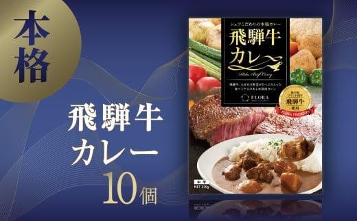 本格飛騨牛レトルトカレー 230g×10個 | 飛騨牛 レトルトカレー 贅沢 カレー 本格 中辛 ビーフカレー 便利 簡単調理 高山市 高山フローラ EY005岐阜県高山市44000鍋セット・総菜・加工食品総菜