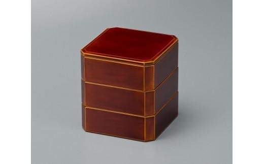 【高島屋選定品】飛騨春慶塗 (手塗漆) 隅切小重箱 お重 重箱 菓子重 お弁当箱 ピクニック 春慶 工芸品 うるし 漆器 漆塗 和食器 器 天然木 (株)高島屋 AT018岐阜県高山市74000雑貨・日用品食