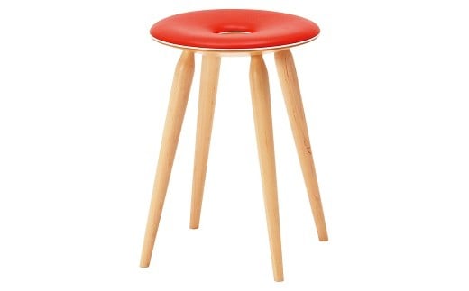 07-19-007 リングスツール(レッド)山形県天童市132000衣類・装飾品・工芸品その他 装飾品・工芸品