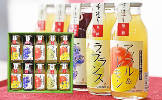 07-10-045 100%フルーツジュース10本入り山形県天童市10000お茶・飲料果汁・野菜飲料