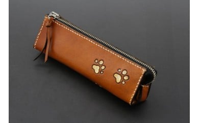 ペンケース(栃木レザー・ヌメ革)色つき茨城県鉾田市22000衣類・装飾品・工芸品その他 装飾品・工芸品