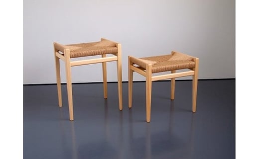 ペーパーコードスツール(シナ/Lサイズ/X座編み)北海道東川町120000衣類・装飾品・工芸品その他 装飾品・工芸品
