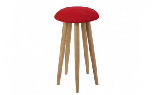 19% stool(520&レッド)北海道東川町155000衣類・装飾品・工芸品その他 装飾品・工芸品