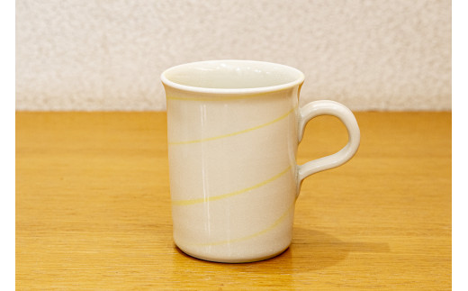 理創夢工房「白土練込みシリース?/マク?カッフ?」〈カラー:黄〉北海道東川町10000雑貨・日用品食器・グラス