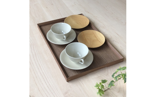 〈アートクラフト・BAU工房〉角トレー(大)◆高島屋選定品◆【99000071】北海道東川町37000衣類・装飾品・工芸品その他 装飾品・工芸品