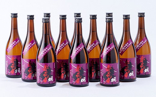 『赤武者 颯』 720ml 12本 ムラサキマサリ仕込芋焼酎熊本県人吉市63000酒・アルコール焼酎