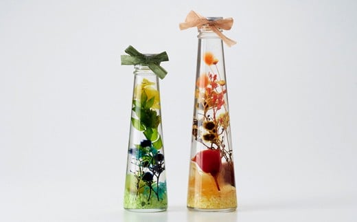 フラワー風水で作るハーバリウム「仕事運」2本熊本県人吉市24000衣類・装飾品・工芸品その他 装飾品・工芸品