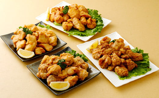 唐揚げ ゴールドセット 1.6kg (調理済) 塩 にんにく醤油味 国産熊本県人吉市18000肉鶏肉