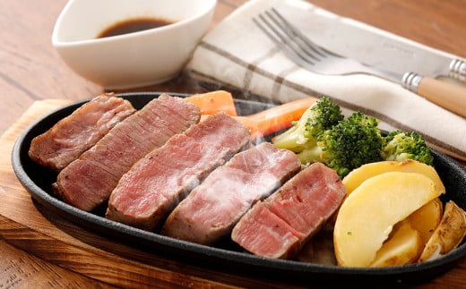くまもとあか牛ステーキ用 (ヒレ肉150g&ロース肉200g) 計350g熊本県人吉市35000肉牛肉