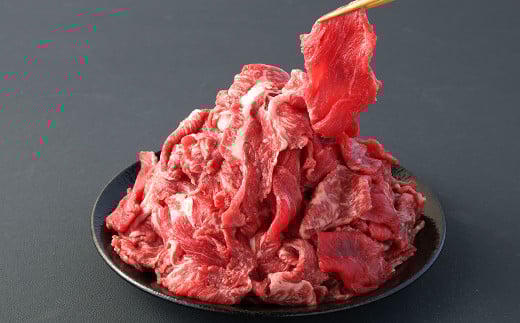 樺姫牛 【2回 定期便】 切り落とし 1kg 500g×2パック 計2kg 牛肉 ステーキ 和牛 牛 お肉 黒毛和牛 国産 九州産 熊本県産 冷凍熊本県人吉市24000肉牛肉