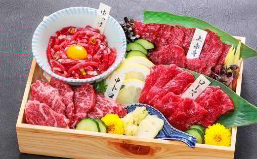 【6ヶ月定期便】純国産 馬刺し 4種スペシャルセット 200g 赤身 霜降り 中トロ ロース ユッケ お取り寄せ 食べ比べ熊本県人吉市60000肉ジビエ