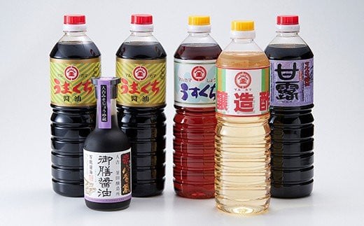 マルカマ醤油 Cセット熊本県人吉市14000調味料・油醤油