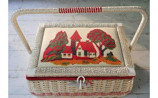 日本唯一の編元より手編みのソーイングバスケット(お裁縫箱)胴持ち手タイプ兵庫県豊岡市50000衣類・装飾品・工芸品その他 装飾品・工芸品