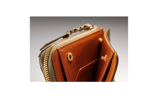 【豊岡財布】anti-mode style OLIVE Compact Wallet(AW700)オリーブ兵庫県豊岡市86000衣類・装飾品・工芸品財布
