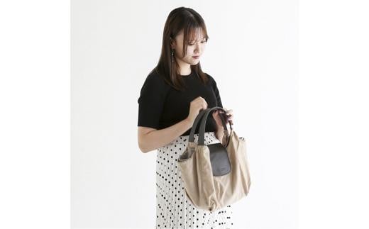 【豊岡鞄】TUTUMU BALLOON TOTE(S4200)ベージュ兵庫県豊岡市77000衣類・装飾品・工芸品鞄・バッグ
