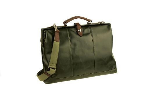 牛革・ダレスバッグL CROSSROAD 505047(グリーン)兵庫県豊岡市143000衣類・装飾品・工芸品鞄・バッグ